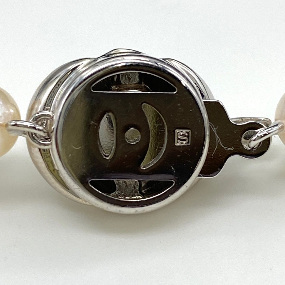 タサキ TASAKI パール デザインネックレス シルバー 真珠 silver