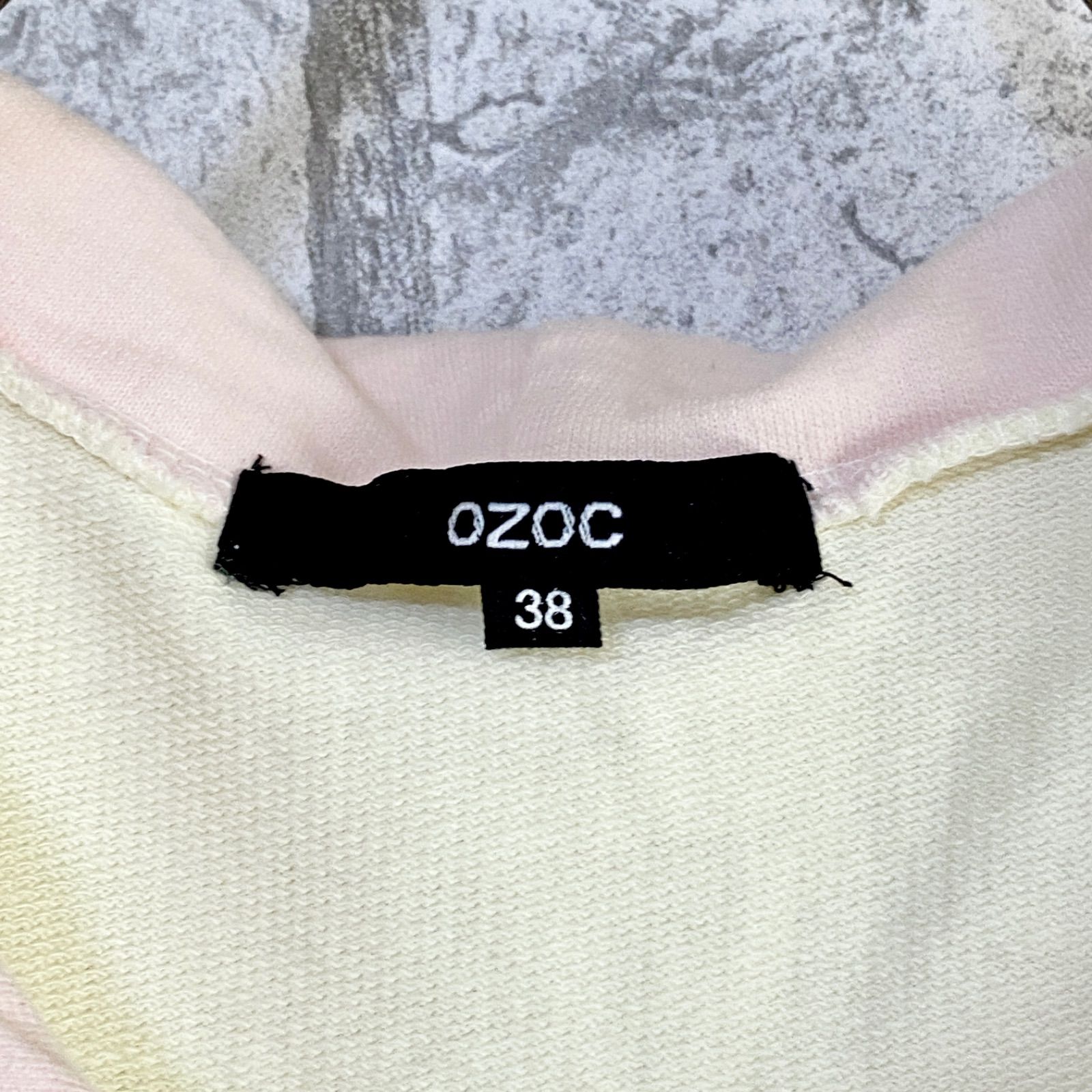 OZOC オゾック サイズ38 パーカー オフホワイト - 希望屋さん