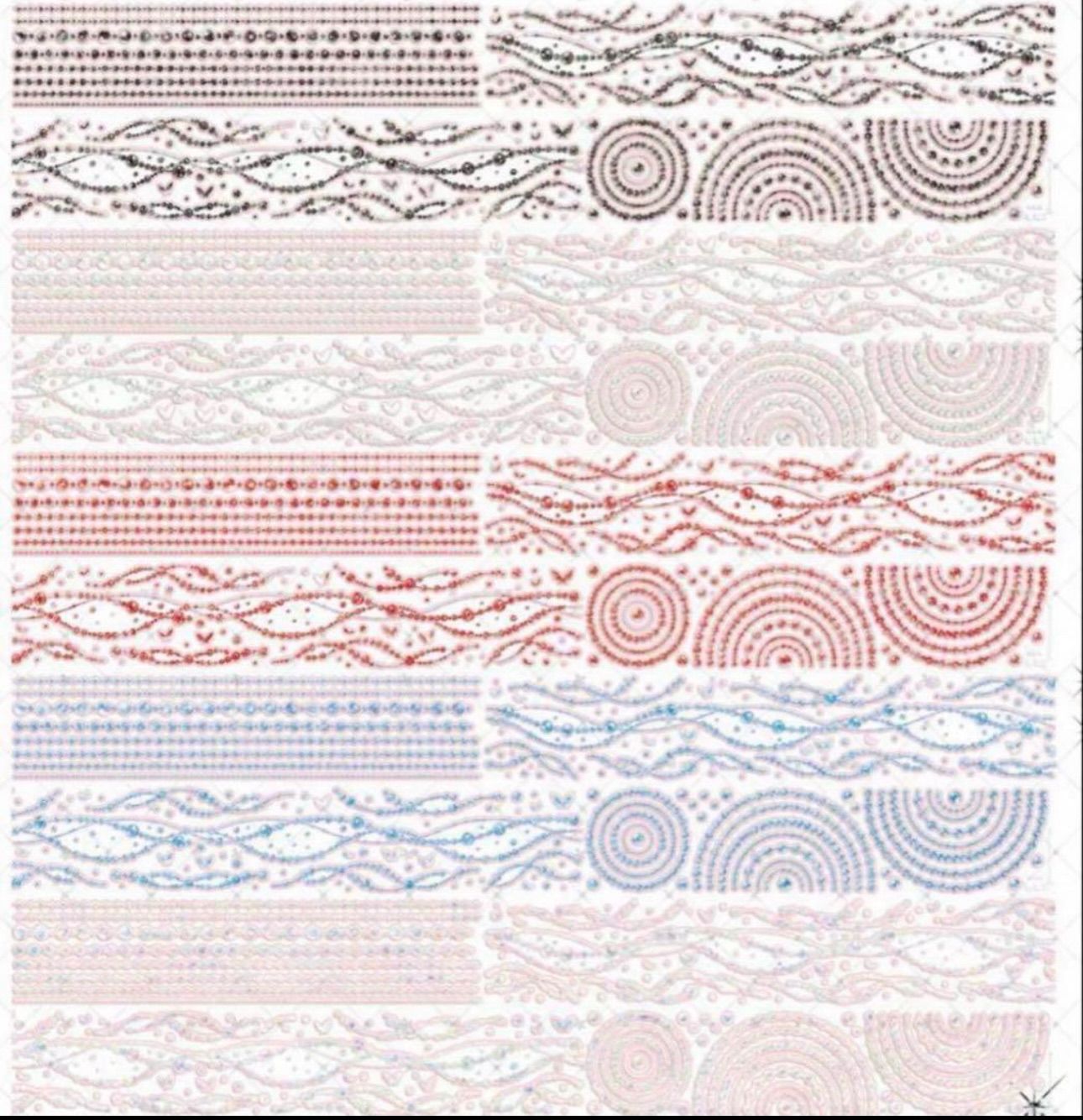 贝壳光 6cm×5m 珍珠2 ダイカット加工 海外マステ SKLAD-KIRPICHA_RU