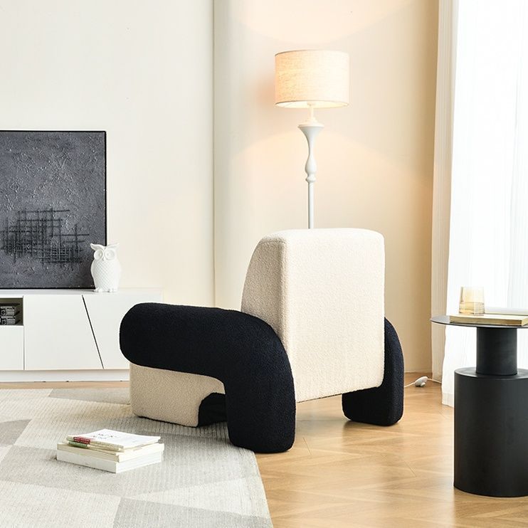 北欧デザイン ベルベットのシングルチェア