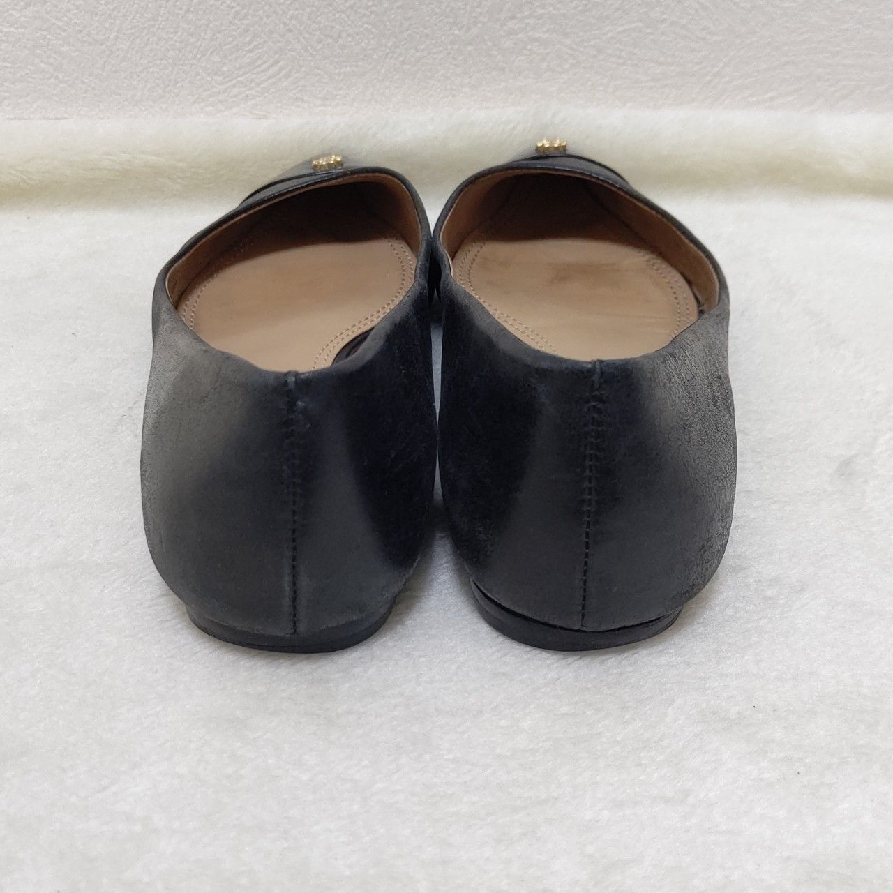 TORY BURCH】トリーバーチ フラット パンプス ローヒール 革靴 ...