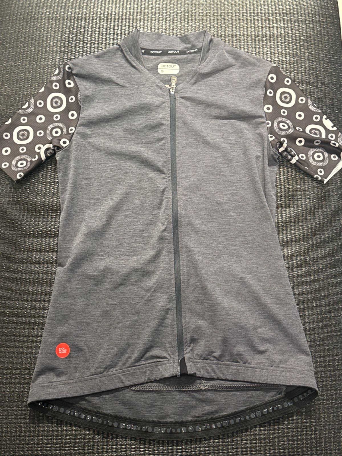 DOTOUT Check W Jersey レディースSサイズ メランジダークグレー