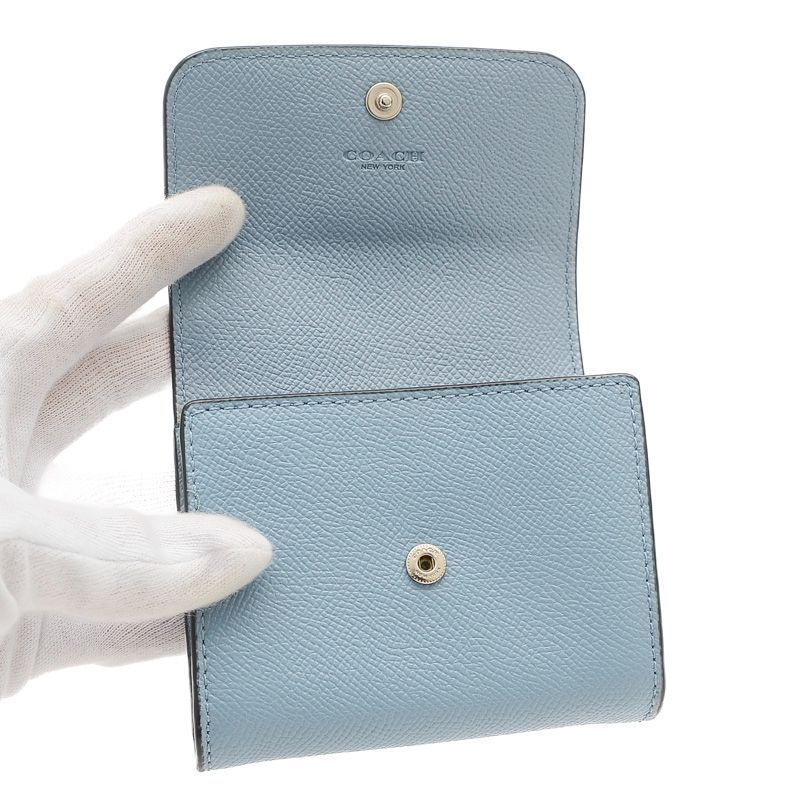 コーチ 折り財布 ウォレット folded wallet フラップ 2つ折り レザー
