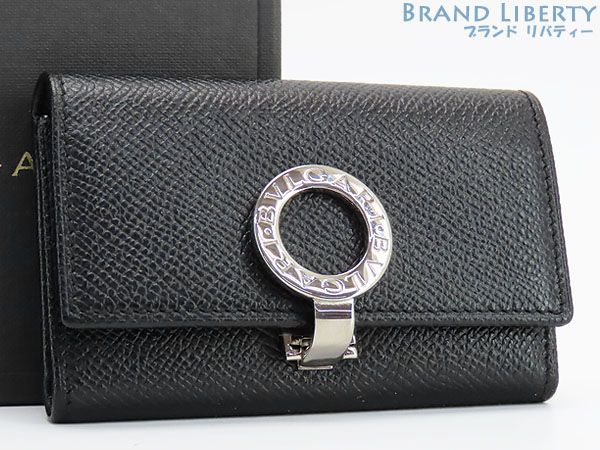 未使用】ブルガリ BVLGARI ロゴクリップ 6連キーケース キーリング 