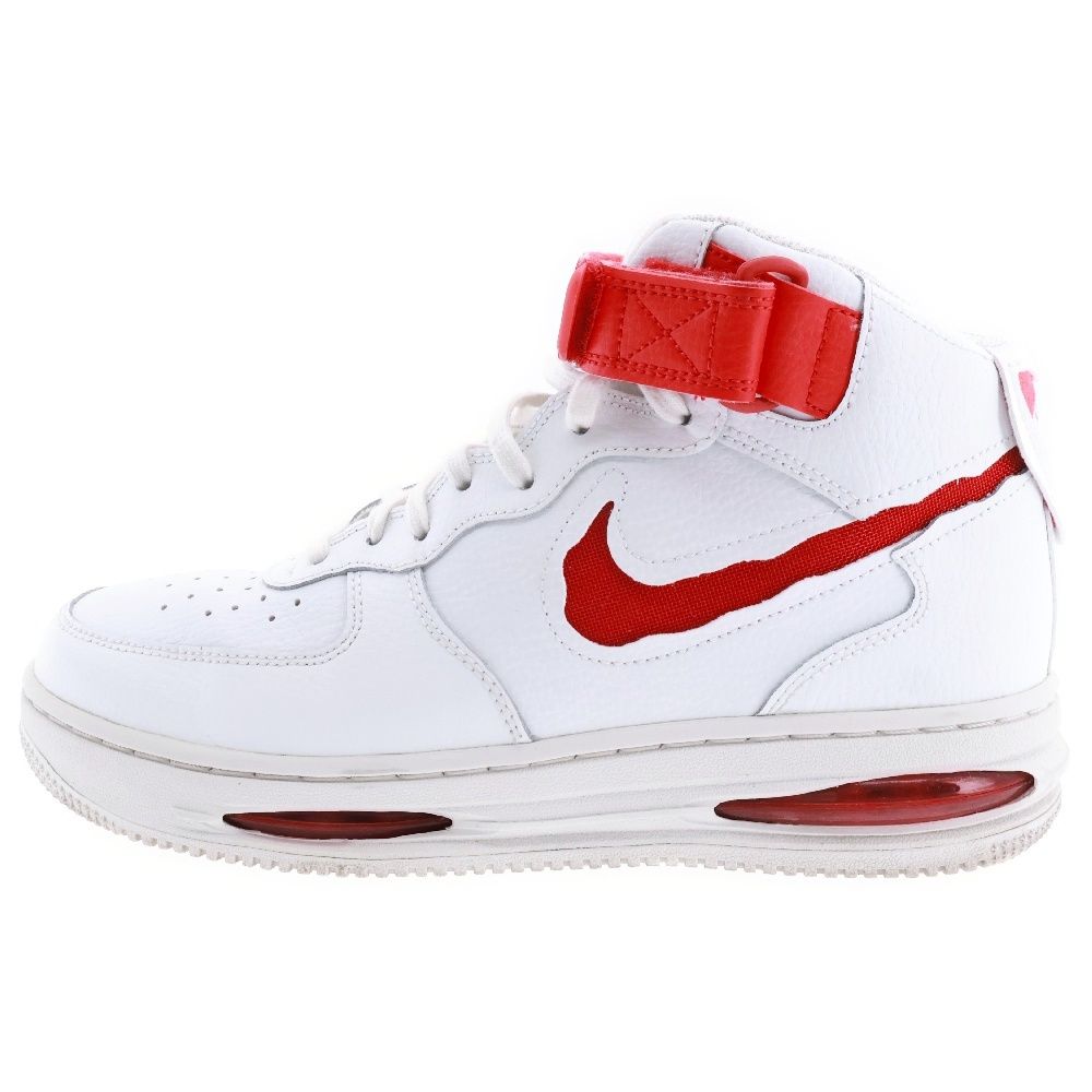 NIKE (ナイキ) AIR FORCE 1 MID EVO UNIVERSITY RED FB1374-102 エアフォース1 エヴォ ユニバーシティレッド ミッドカットスニーカー ホワイト/レッド US8/26cm