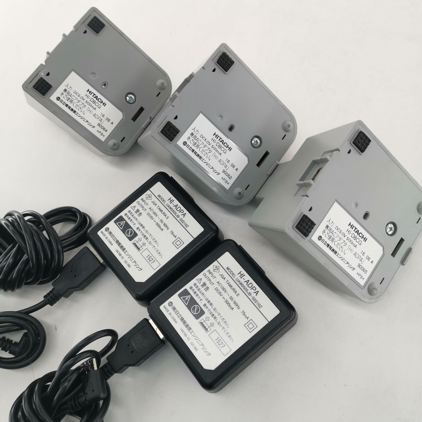 HITACHI 日立 PHS HI-D8PS 本体+充電器セット HI-D8CG 卓上ホルダ HI