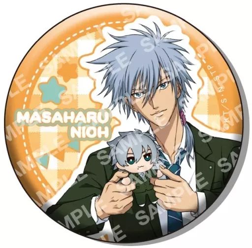 中古】バッジ・ピンズ 仁王雅治(フルカラー) 「新テニスの王子様 缶