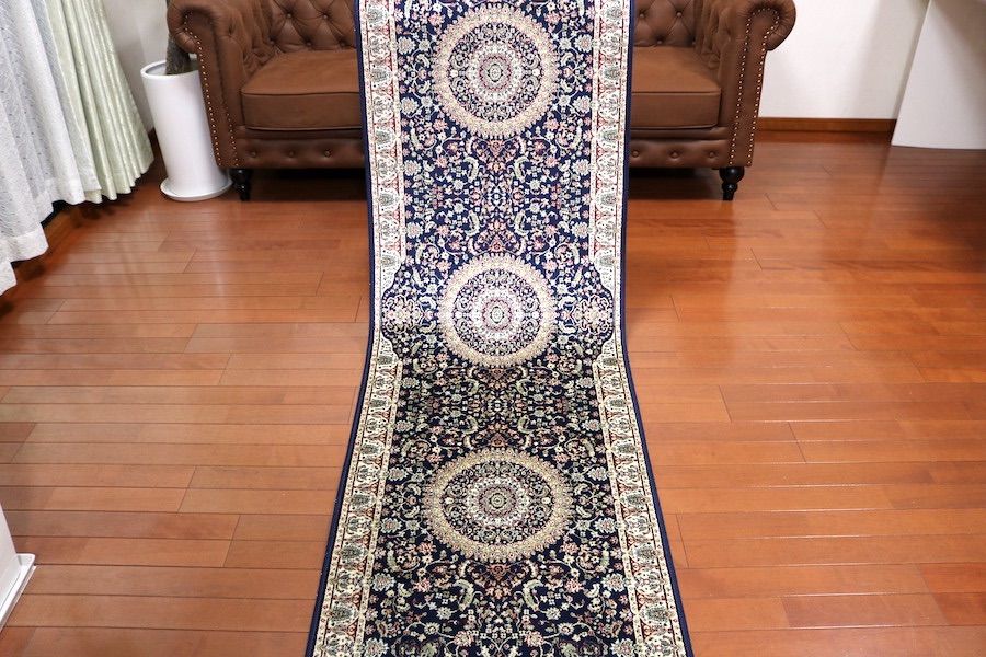 ランナー ペルシャ柄絨毯 67×240 新品未使用 ラグ カーペット