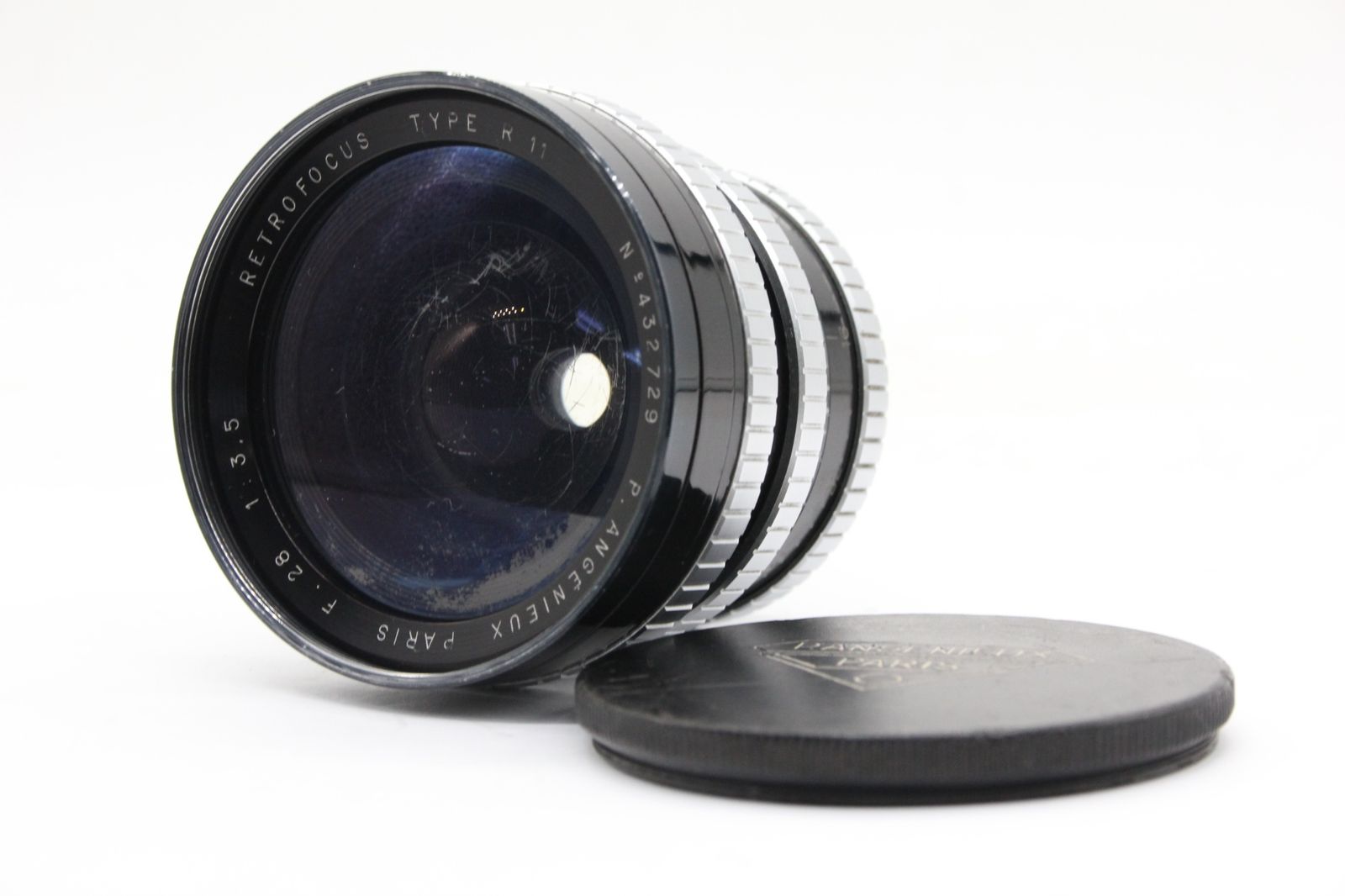 P.Angenieux Paris 28mm F3.5 R11 EF マウント 訳あり品】 P.Angenieux アンジェニュー Retrofocus Type R11
