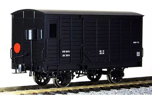 中古】鉄道模型 HOゲージ 1/80 私鉄タイプ ワフ 有蓋緩急車 塗装