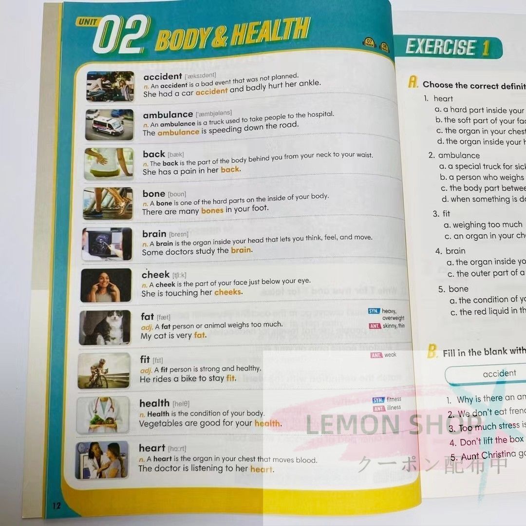 ファッションなデザイン core 4冊セット2000 新品 English SHOPS words英語教材#LEMON 語学・辞書・学習参考書