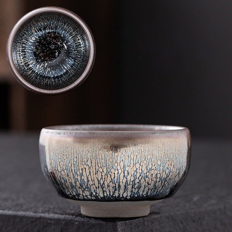 茶碗 天目‼️コレクターアイテム 抹茶碗 抹茶茶碗 天目茶碗 曜変天目茶碗 茶道具 お茶碗 国宝