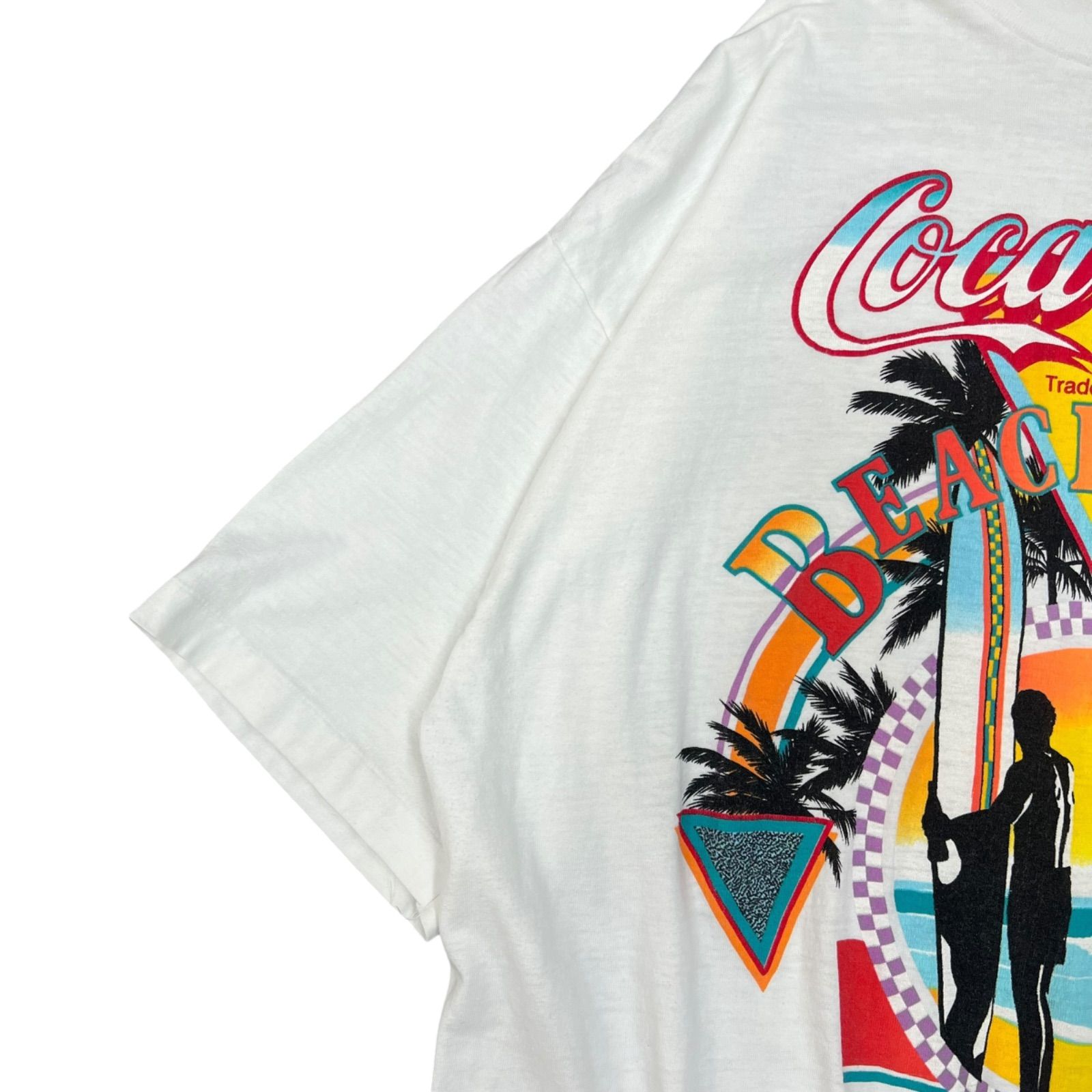 古着 90s シングルステッチ コカ・コーラ プリントTシャツ 半袖Tシャツ 