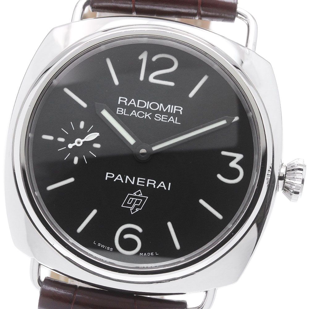 パネライ PANERAI PAM00380 ラジオミール ブラックシール ロゴ  スモールセコンド 手巻き メンズ_845837