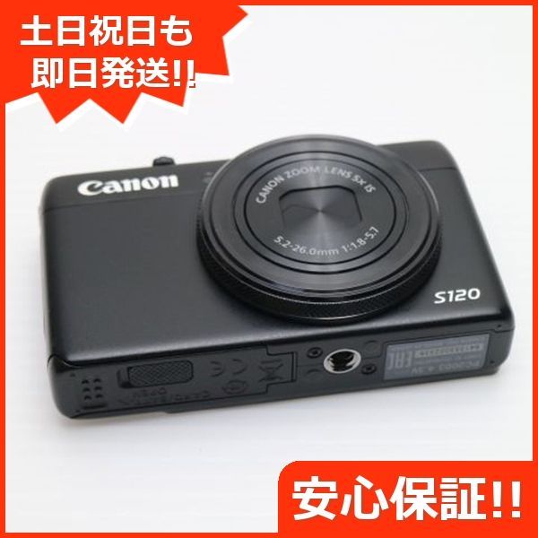 PowerShot S120 ブラック デジカメ Canon 本体 土日祝発送OK 03000