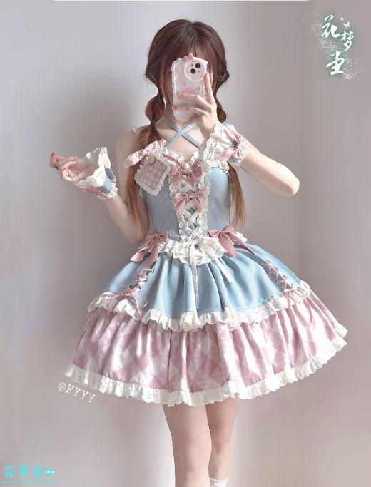 25年 ドレスロリータセット 仮装 オリジナル 洋服 ロリータ ワンピース コスプレ 撮影会 舞台 イベント 原野空間-258