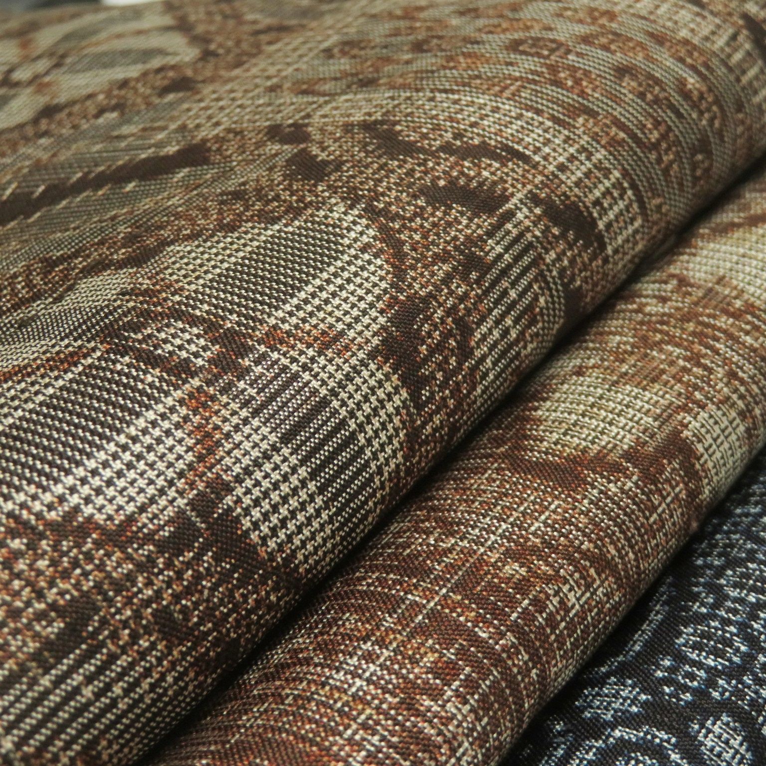 R15 着物 正絹 大島紬 アンティーク 5点 イチゴの大島