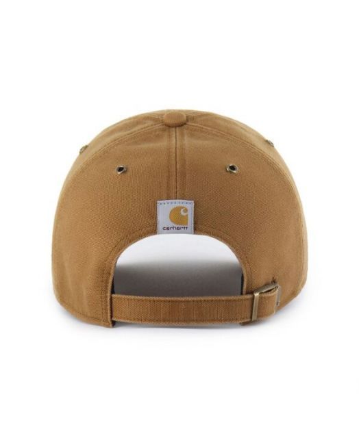 47ブランド レディース 帽子 x Carhartt Men s Brown Carolina Panthers Clean Up Adjustable Hat Brown