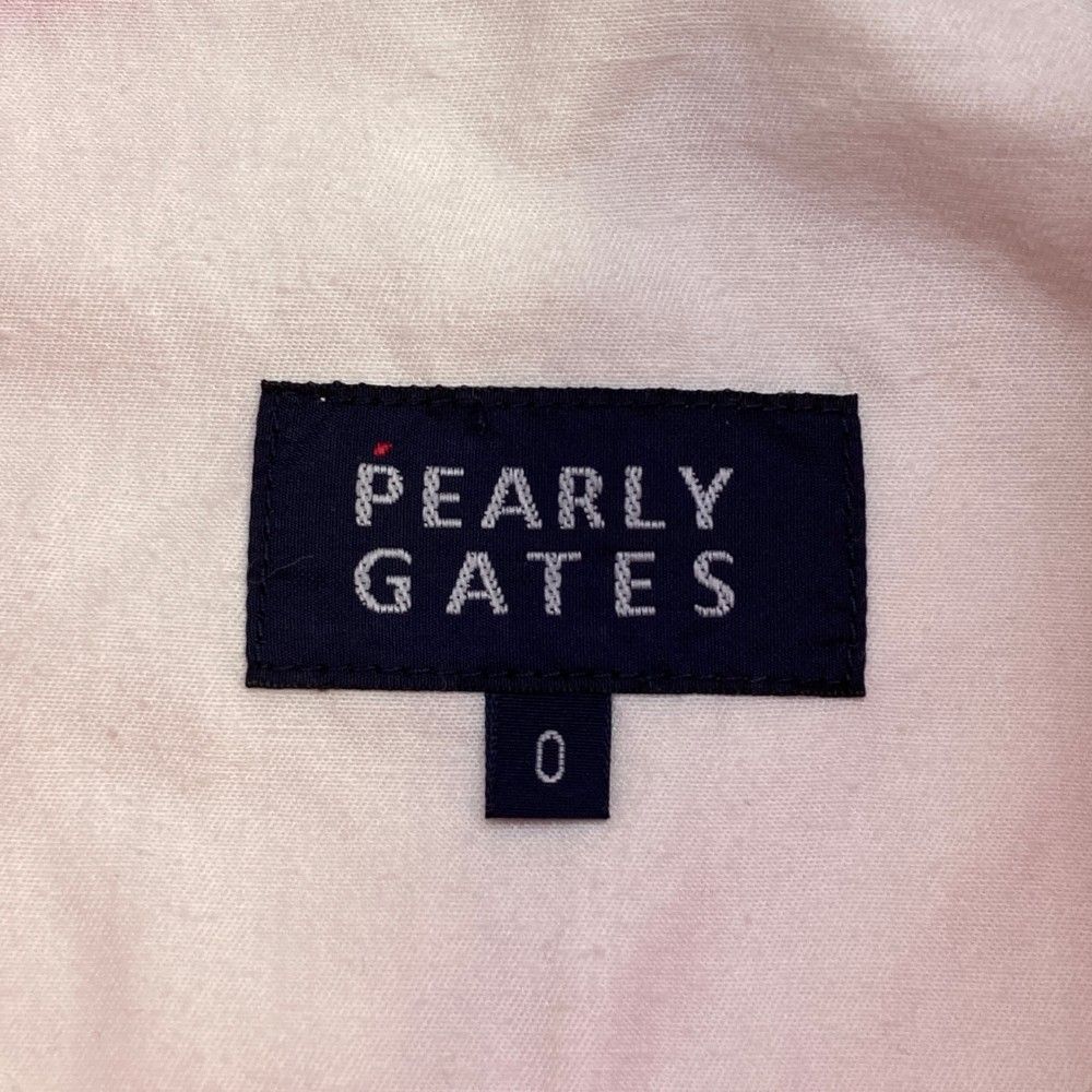 サイズ：0 PEARLY GATES パーリーゲイツ ストレッチパンツ ピンク系