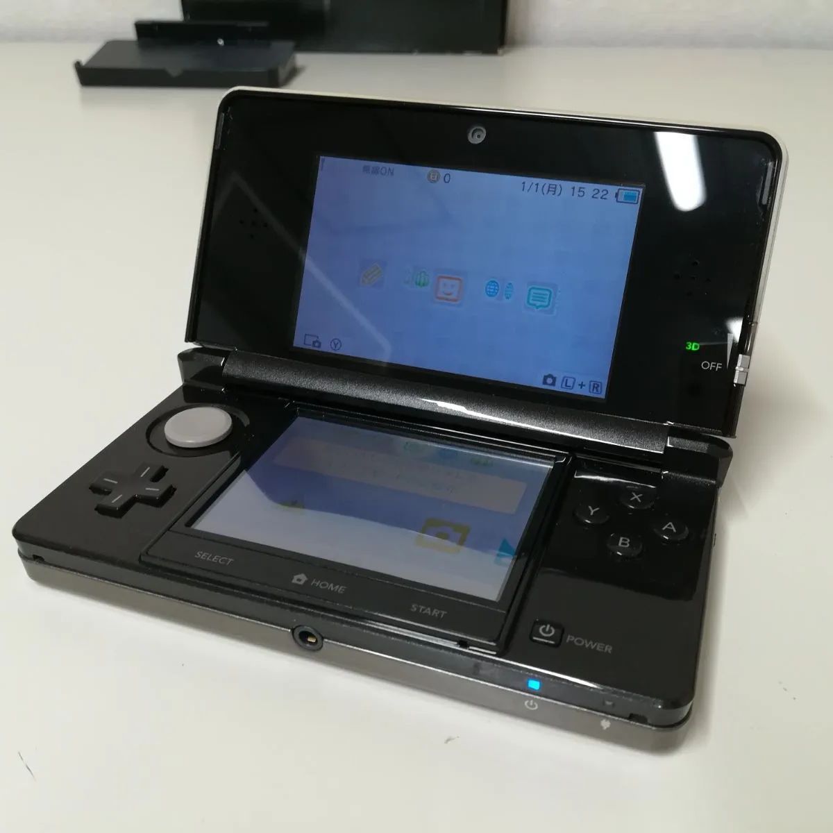ニンテンドー3DS LL ブルー×ブラック