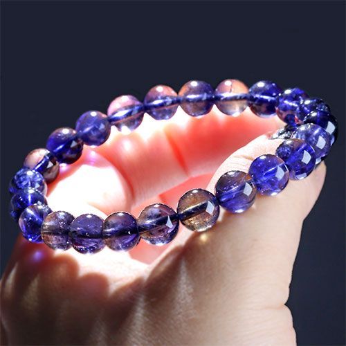 アイオライト ブレスレット アイオライトブレスレット13mm[T378-3379]