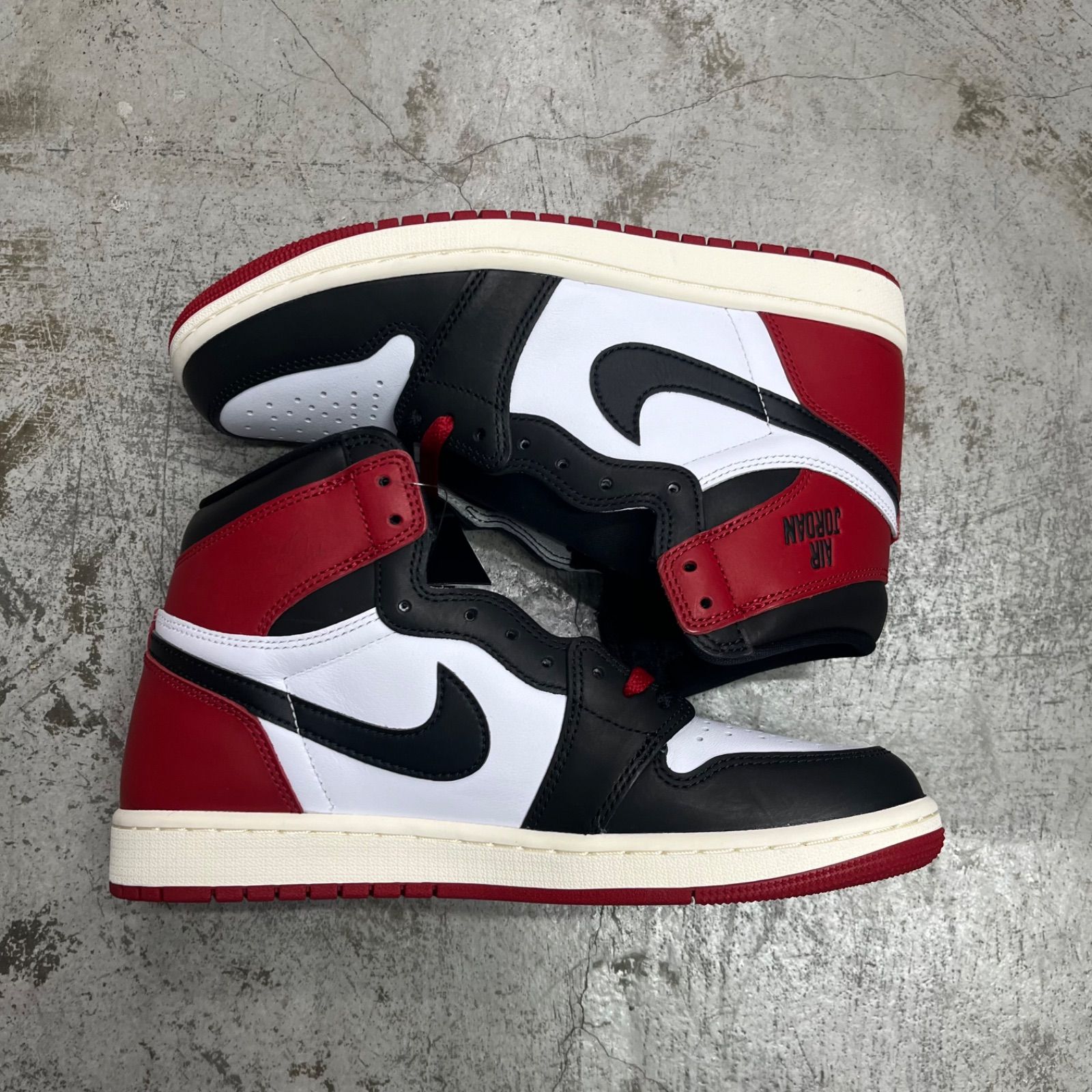 27cm エアジョーダン 1 レトロ HIGH OG Black Toe つま黒 エア