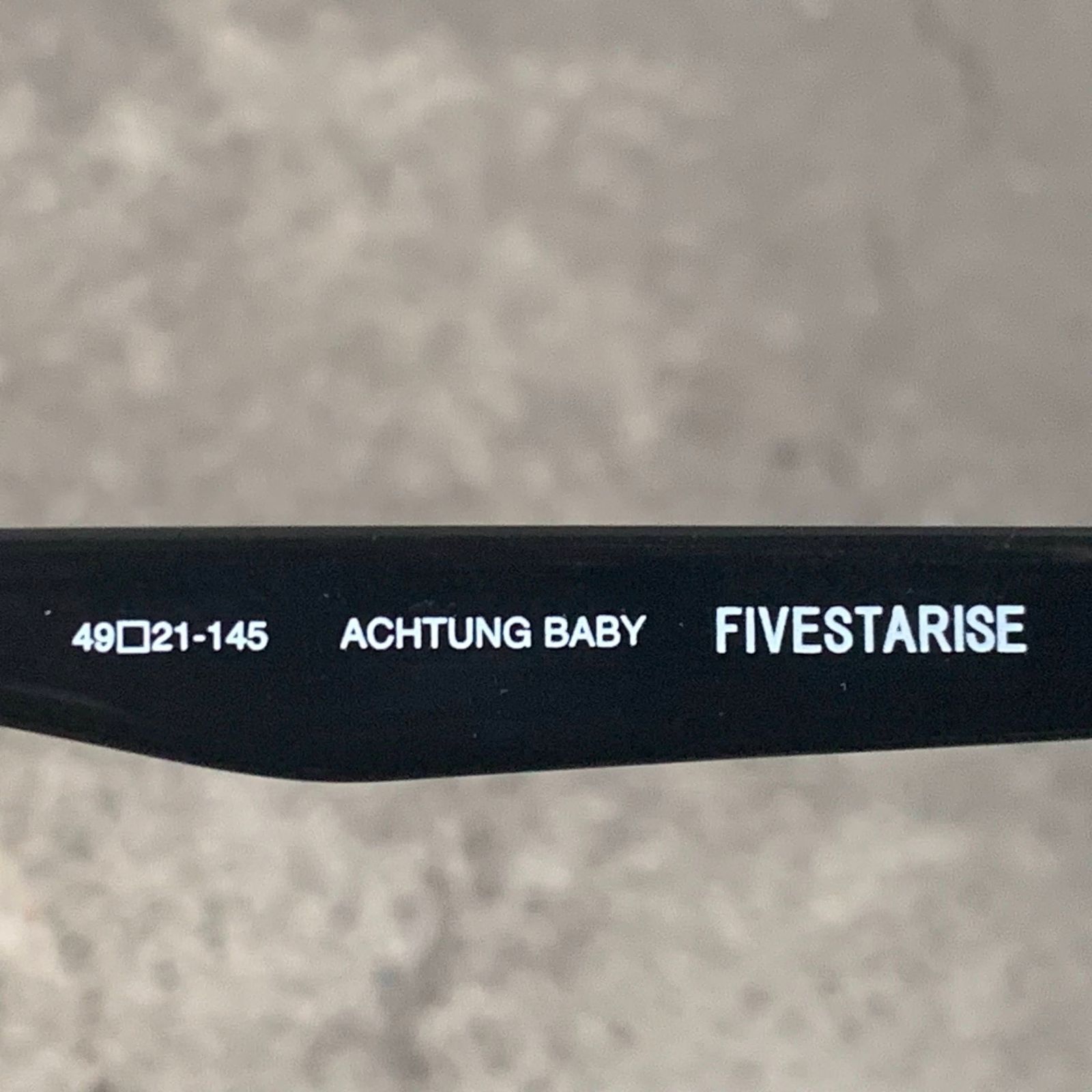 FIVESTARISE BELARTISAN ACHTUNG BABY Col.BK サングラス ファイブスタ 