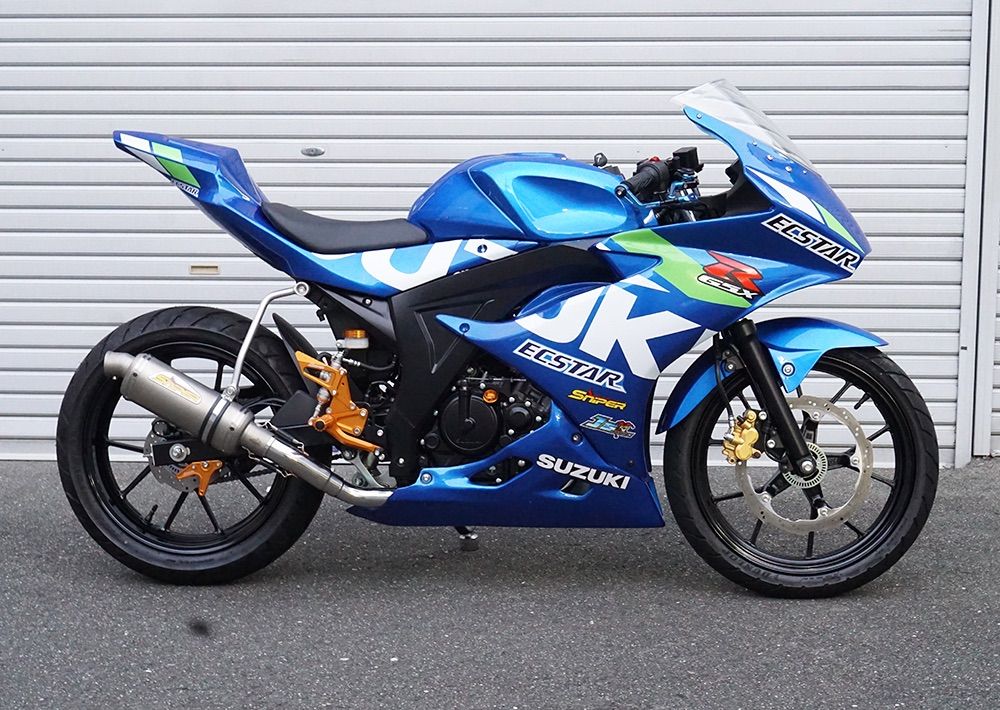 GSX-R125 NINJA250/400 Z250/400 レーシングスタンドフック緑