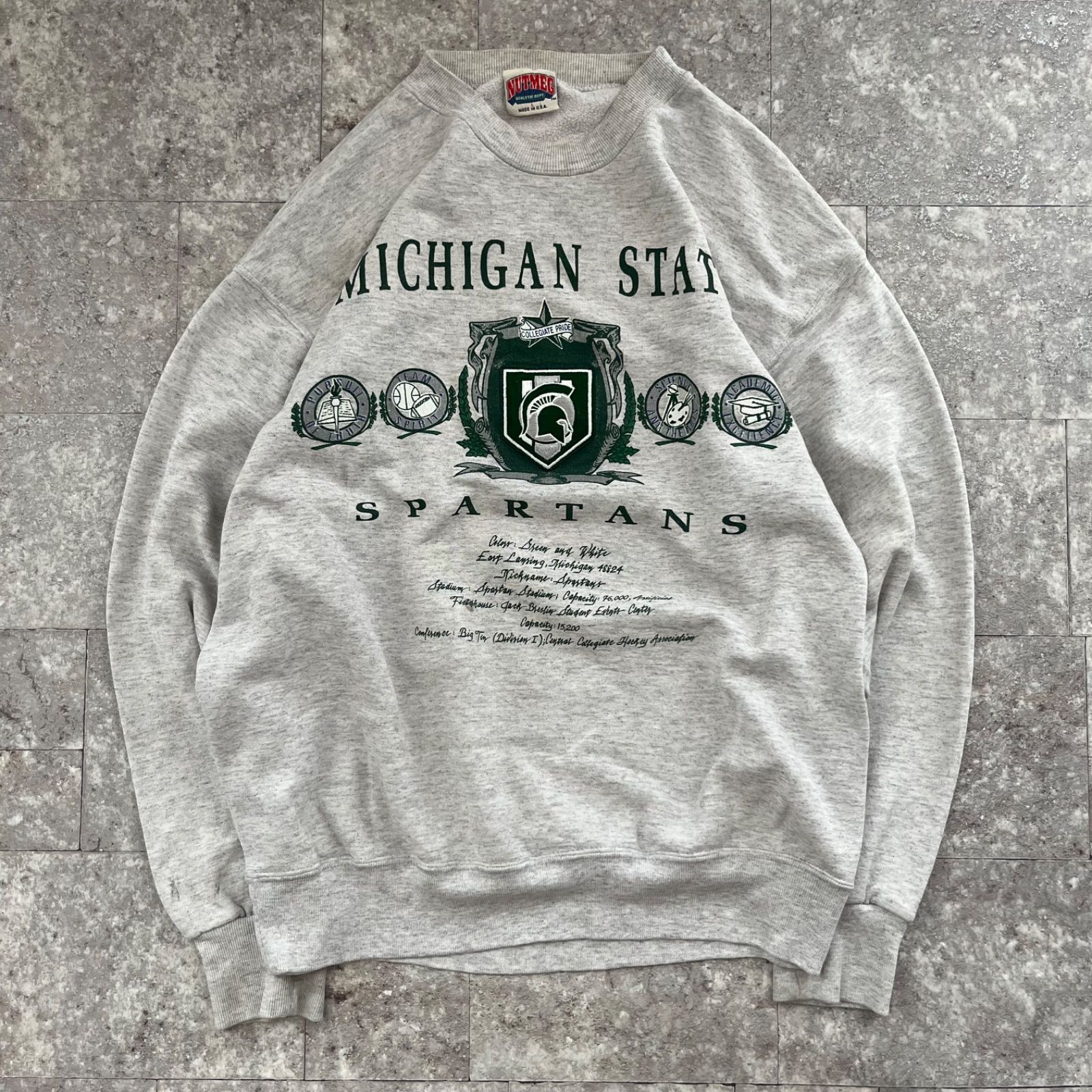 OUTLET】メンズ 古着 90s ヴィンテージ USA製 NUTMEG スパルタンズ NFL 