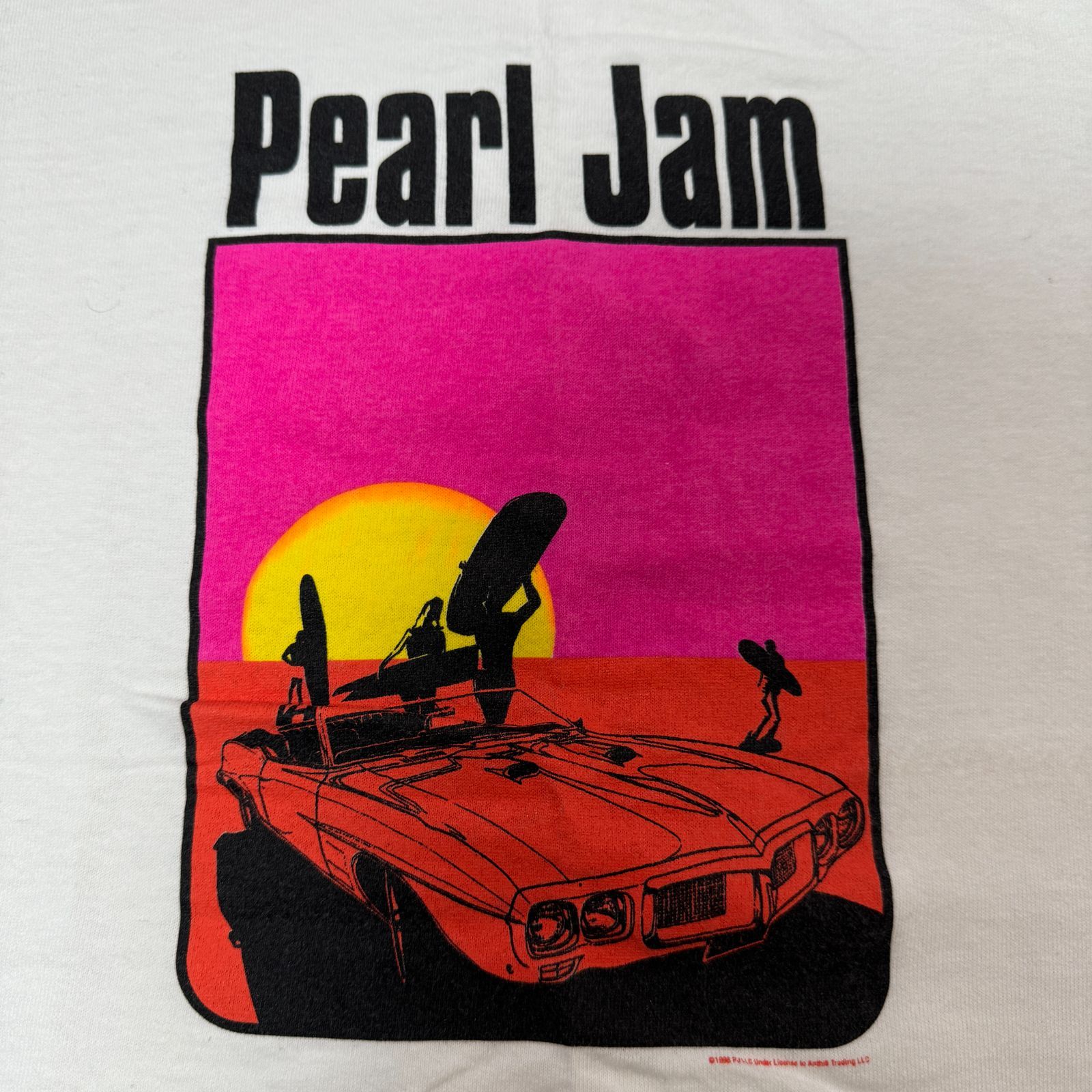 90s pearl jam 1998 サーフィン クラシックカー Tシャツ Lサイズ 