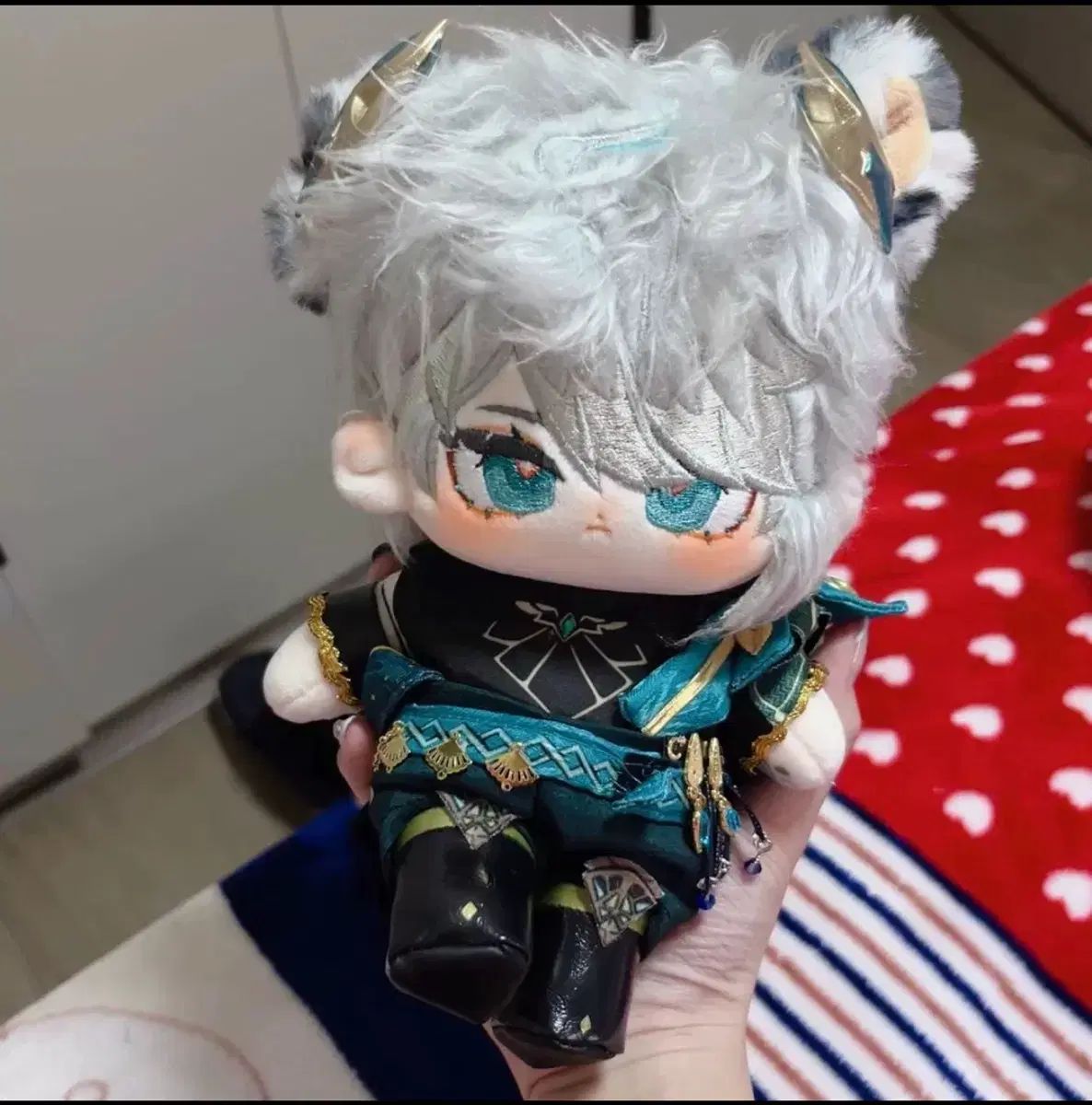 【雷市場（ポンジャン）商品韓国直送】 原神 アルハイサム 物性 綿人形 トイスケルトン入りぬいぐるみ + プライベートクローゼット 20cm