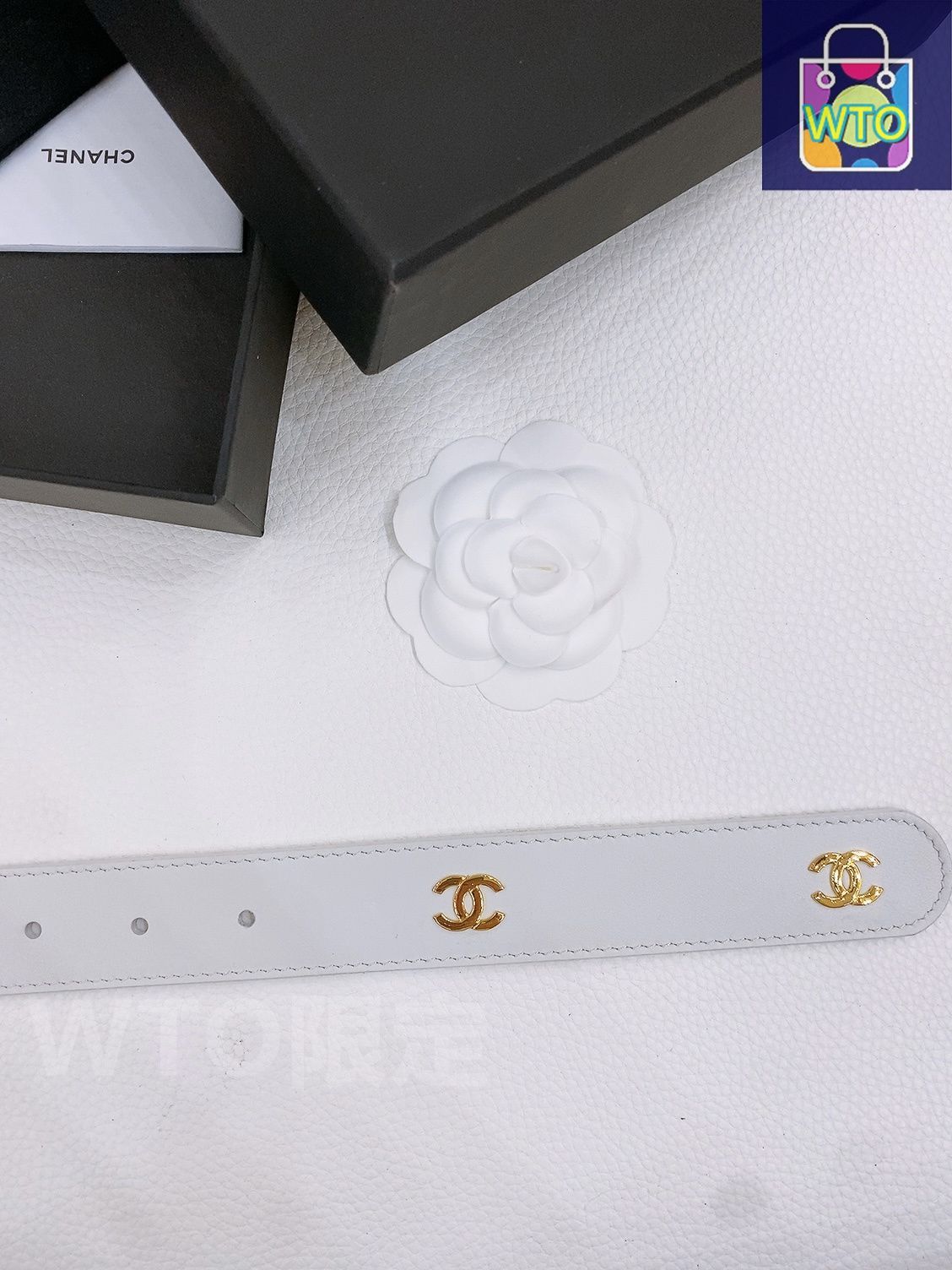 今日特価】Chanel Double C レザーベルト - メルカリ