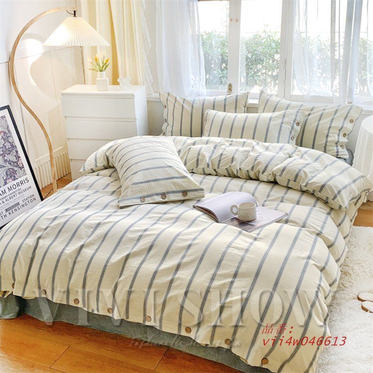 布団カバーセット 掛け布団カバー 綿 寝具カバーセット 北欧風 4点セット オシャレ 枕カバー 新生活 vii4w046613 MARWIL-DEMENAGEMENTS_CH