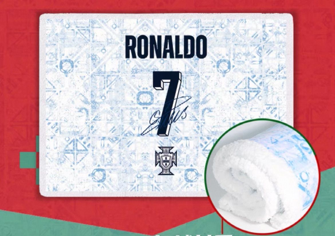 ️大人気クリスティアーノ・ロナウド　毛布　ブランケット　保温　CR7 クリロナ　ポルトガル