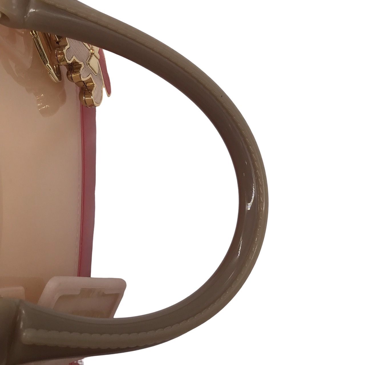 FURLA　フルラ　キャンディ　ミニボストン　PVC　塩化ビニール　ハンドバッグ　サマ―バッグ　ビーチバッグ　ビーチ　夏用バッグ　ボストン　バッグ　 カバン　鞄　レディース