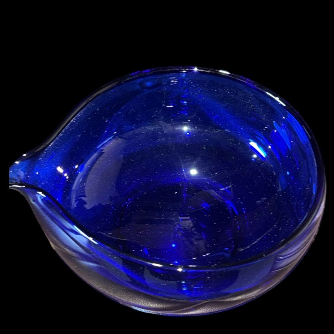 河上恭一郎 瑠璃片口鉢 ガラス器 希少 アンティーク 未使用品 - メルカリ