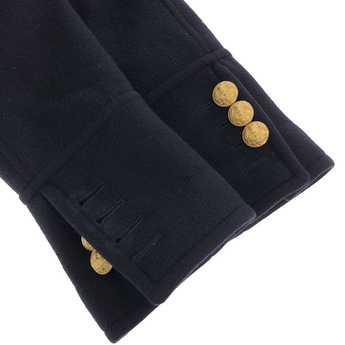 BALMAIN HOMME バルマン オム ウールメルトンナポレオンPコート