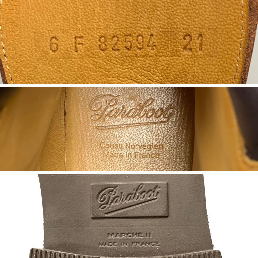 パラブーツ ベルジュラック エコルセ ブラウン UK6【AFC47】 - メルカリ 