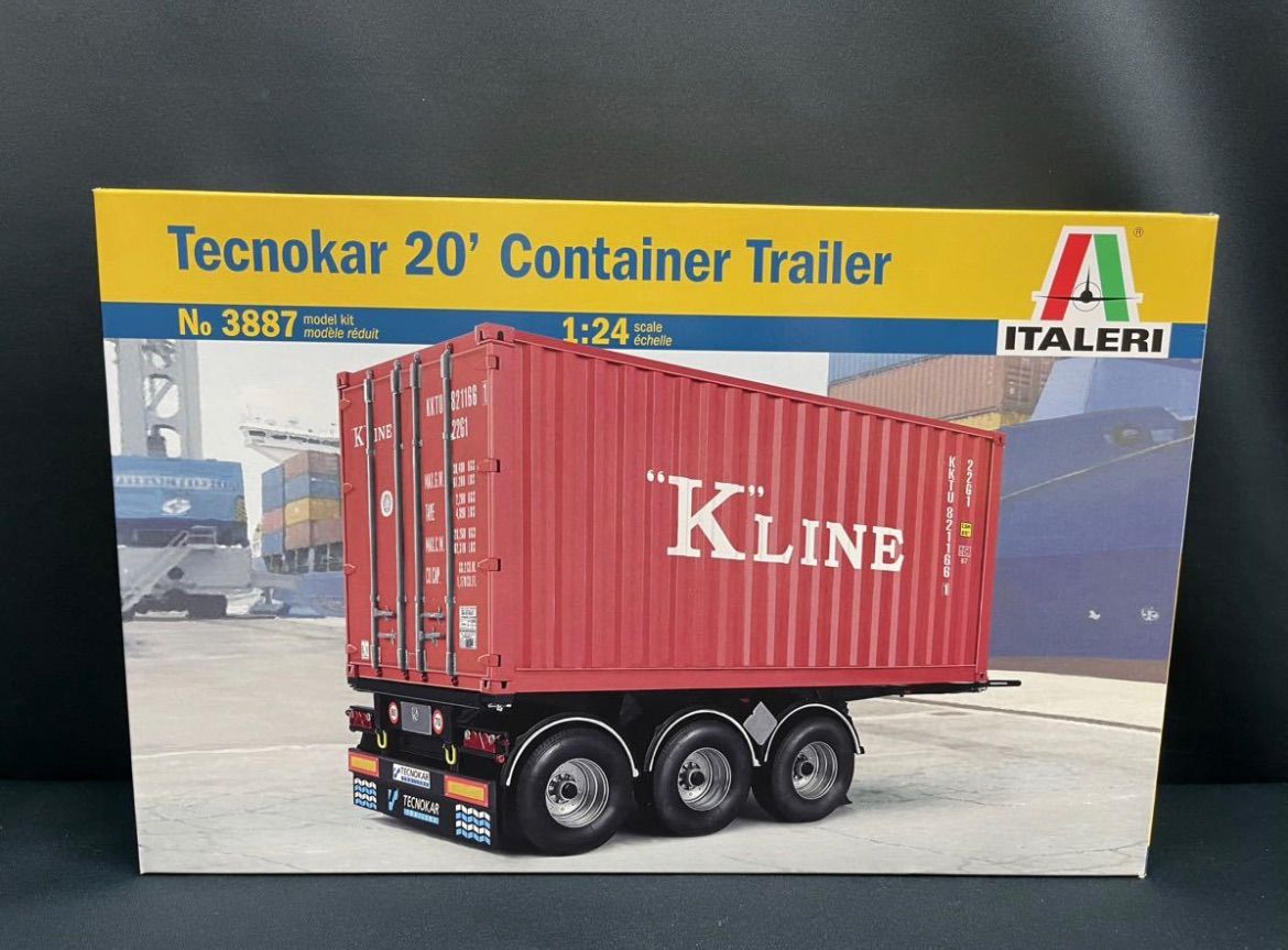 IT3887 イタレリ 1/24 20フィート コンテナトレーラー