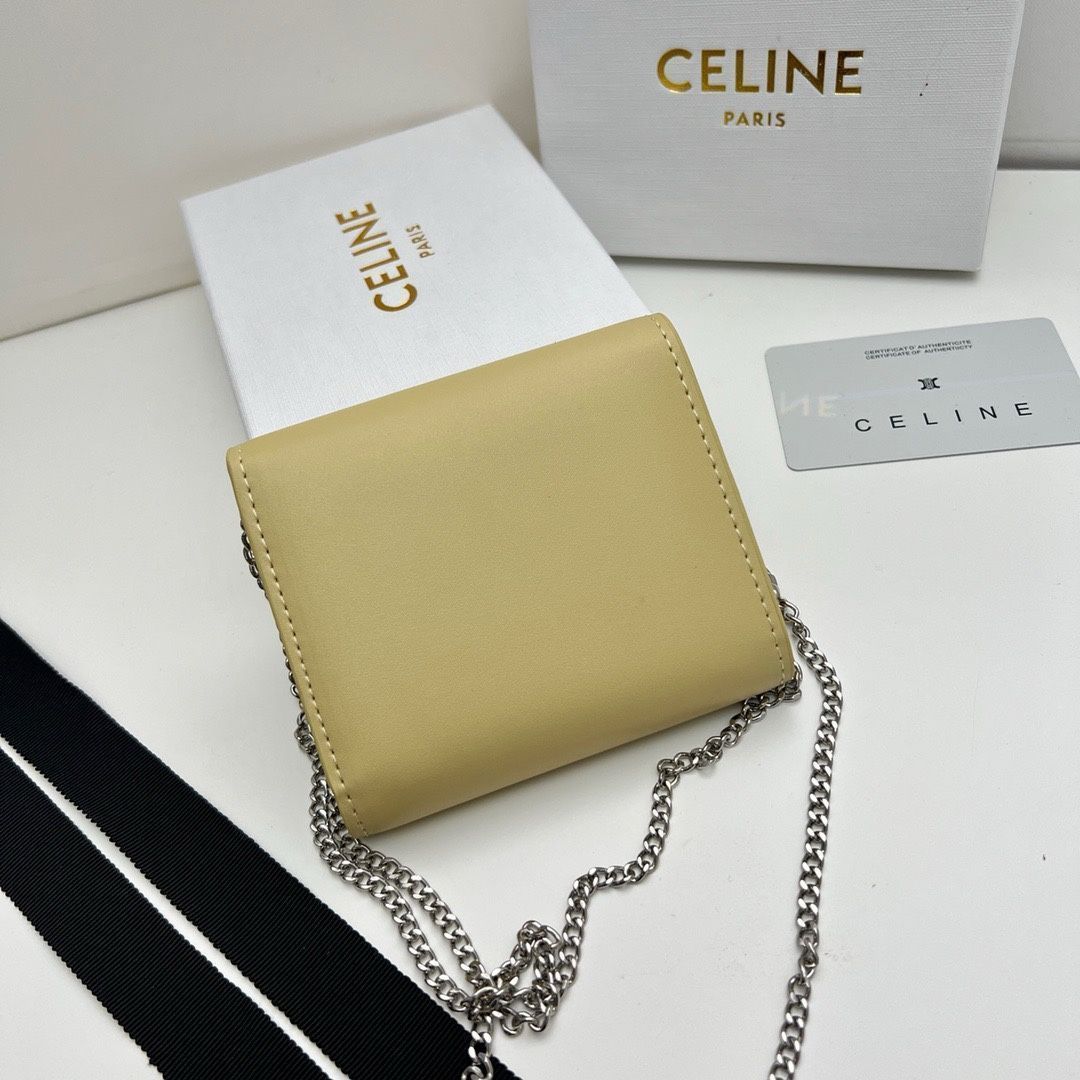 本日限定】?Celine トリオンフ チェーンウォレット 10783 ? 高級