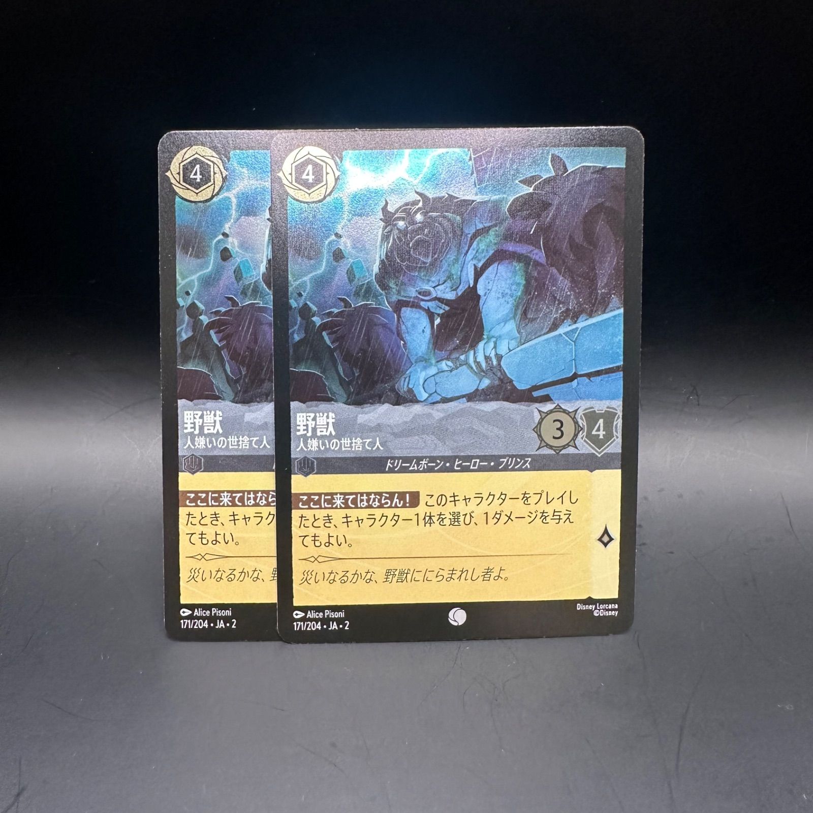 ロルカナ スティール 野獣 人嫌いの世捨て人 コモン foil 2枚