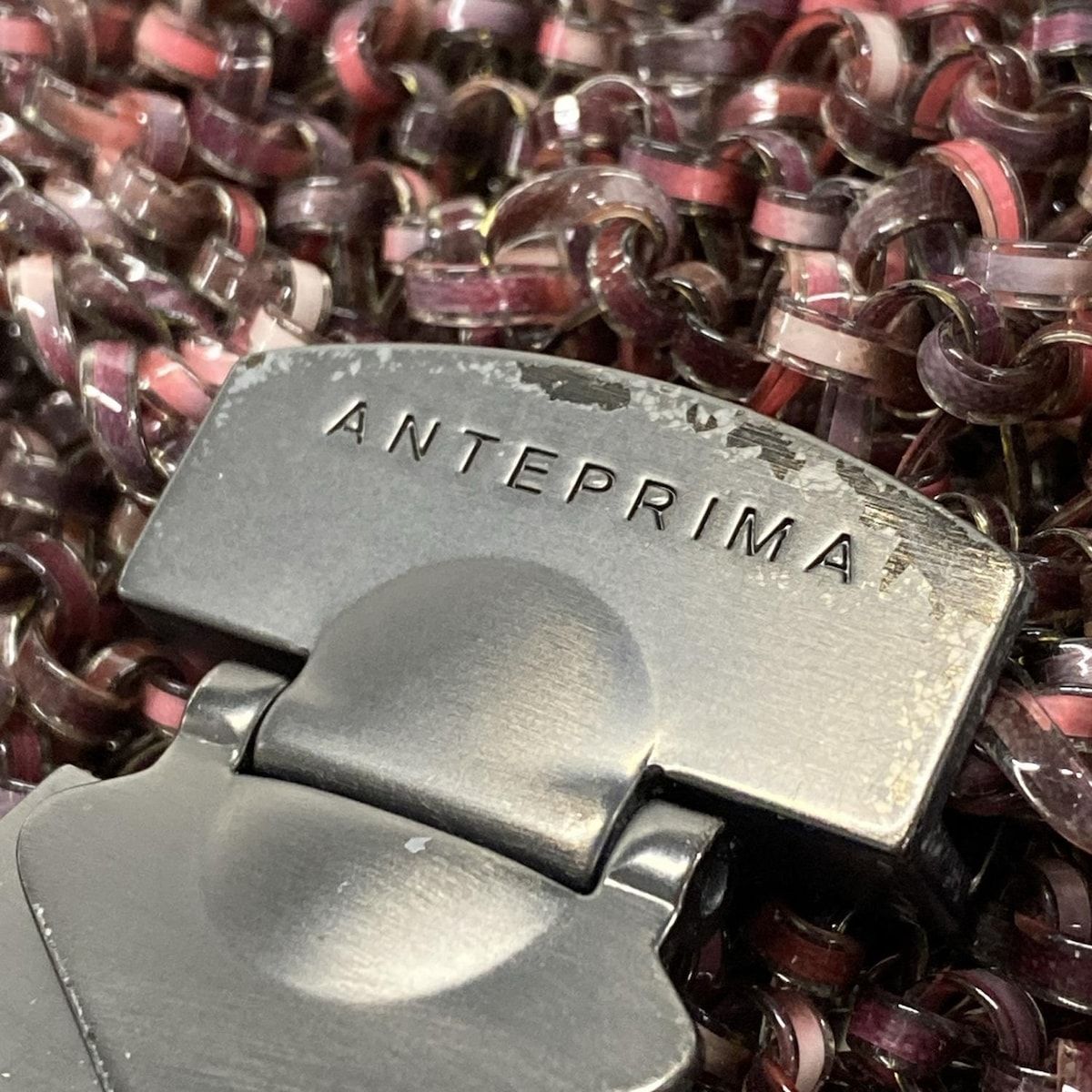 ✨美品✨ ANTEPRIMA アンテプリマ ハンドバッグ ワイヤー ボルドー ANTEPRIMA(アンテプリマ) ハンドバッグ美品 ワイヤーバッグ