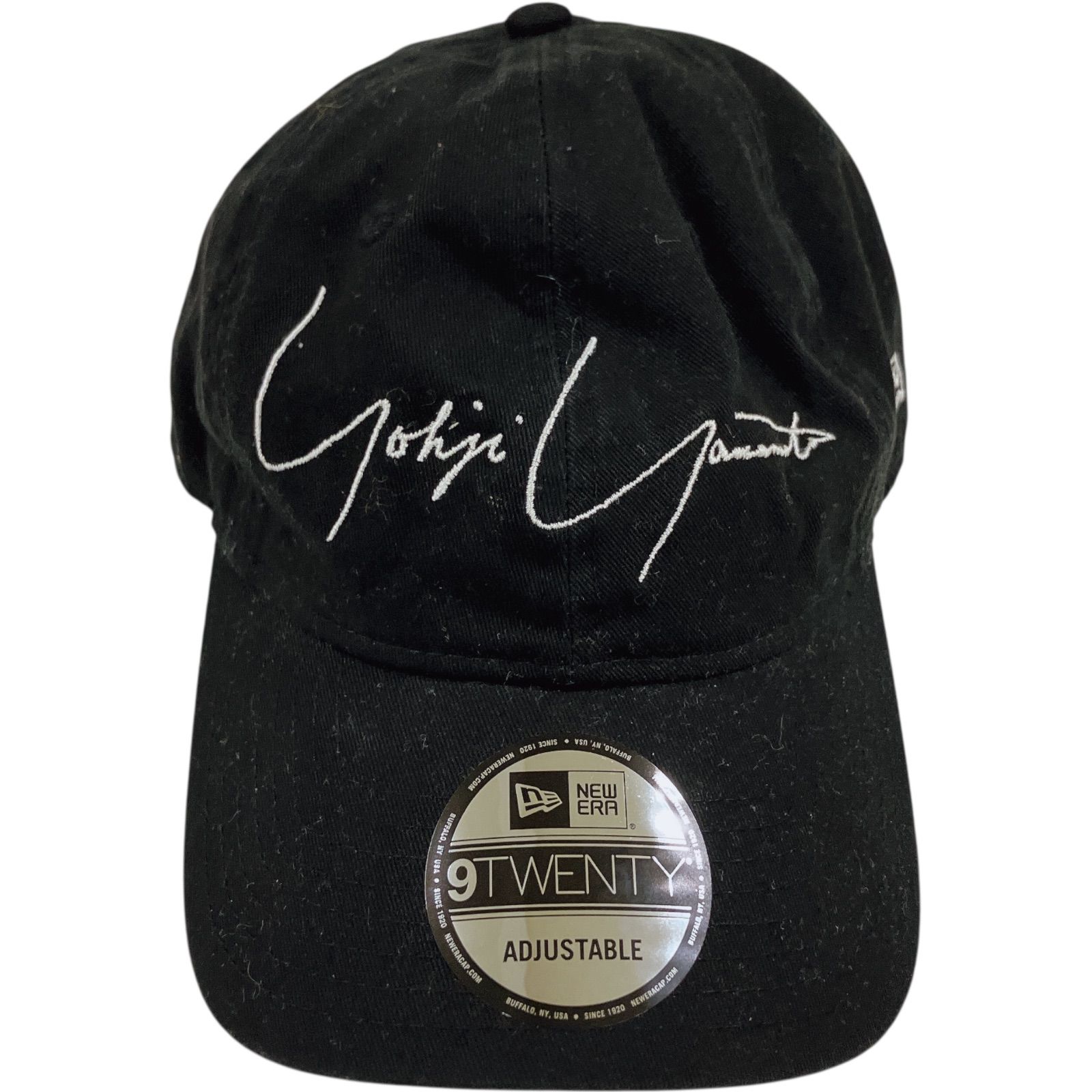 B056 タグ付き NEW ERA × yohji yamamoto POUR HOMME ニューエラ ヨウジヤマモト キャップ ブラック