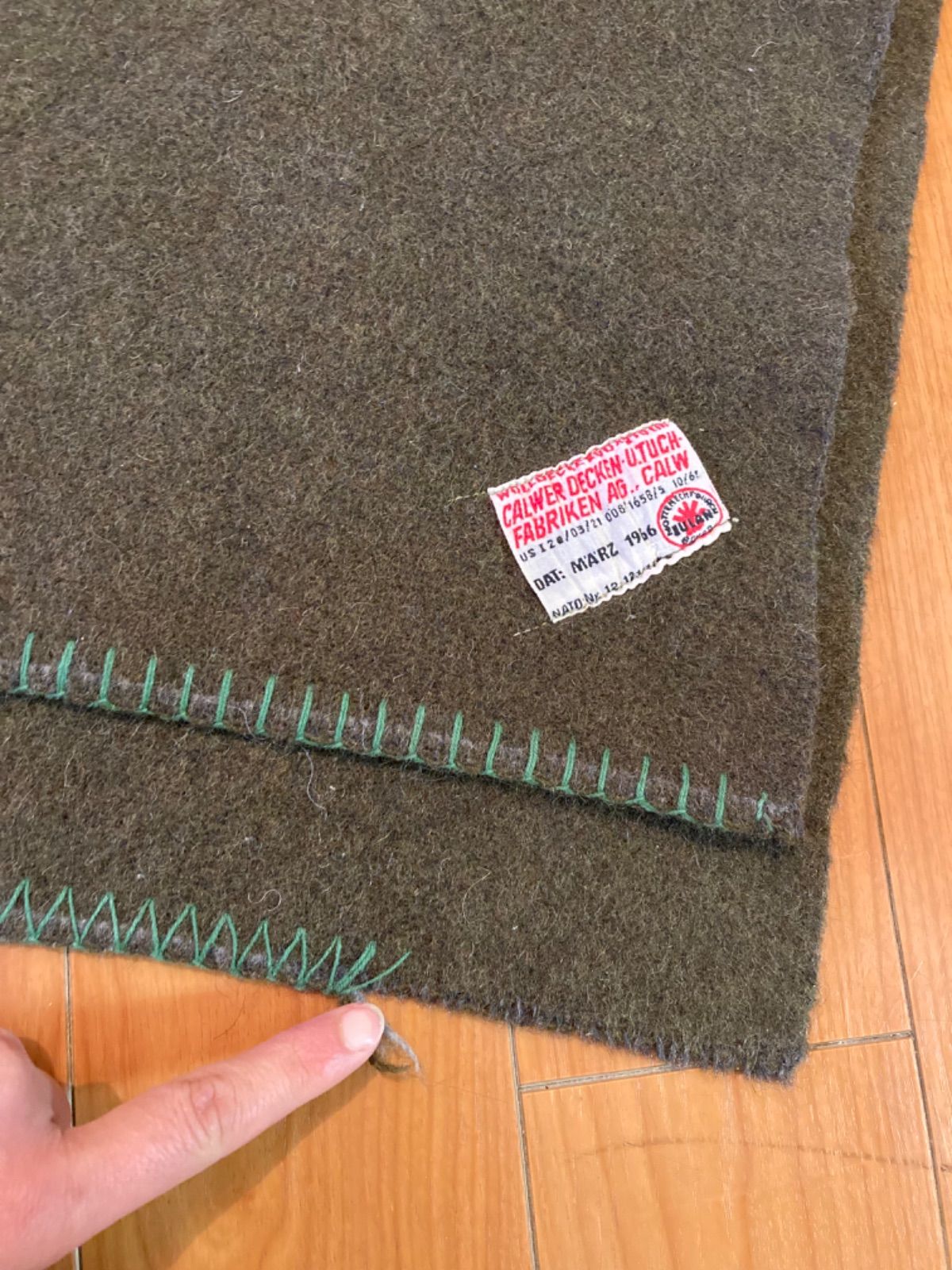 SALE！ドイツ軍物毛布 節約 ブランケット ラグ MILITARY（ミリタリー