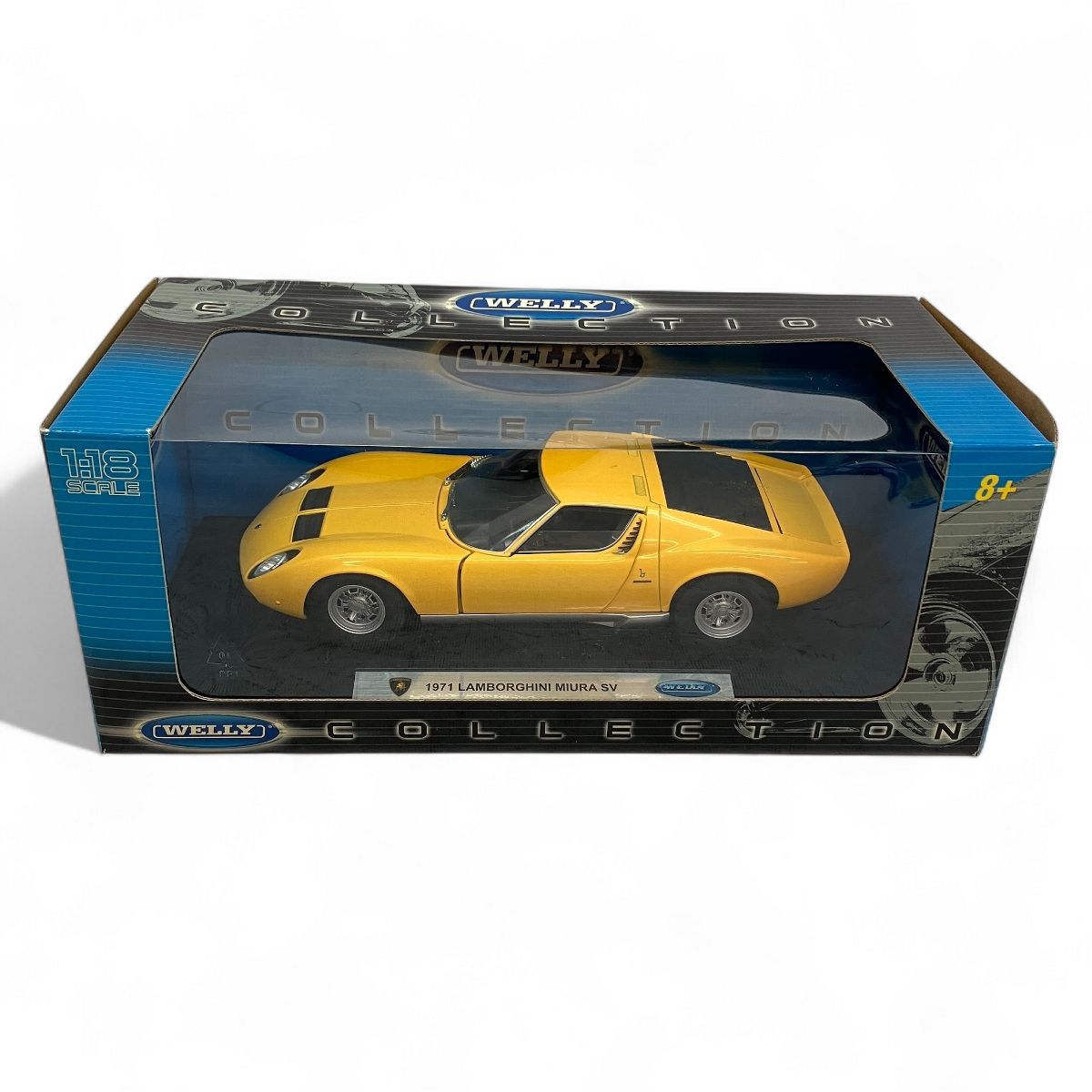 Welly WE18017-YW 1971 ランボルギーニ ミウラ SV Lamborghini Miura SV 1|18 イエロー ウィリー C9949873