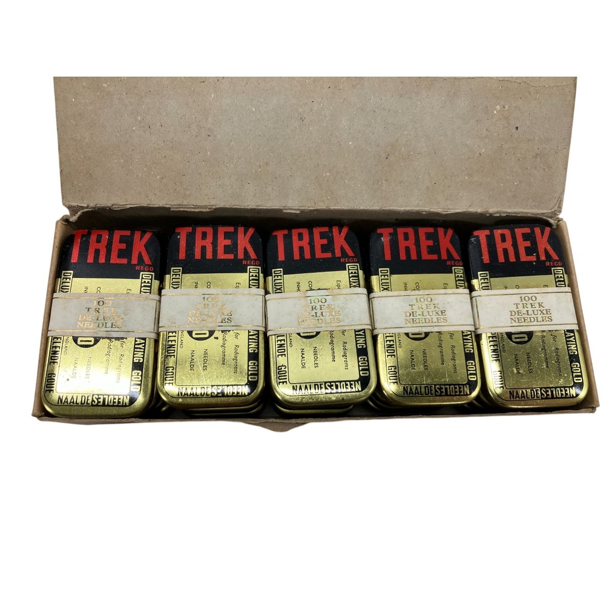 TREK 蓄音機用 ゴールド針 20個セット 音響 未使用未開封