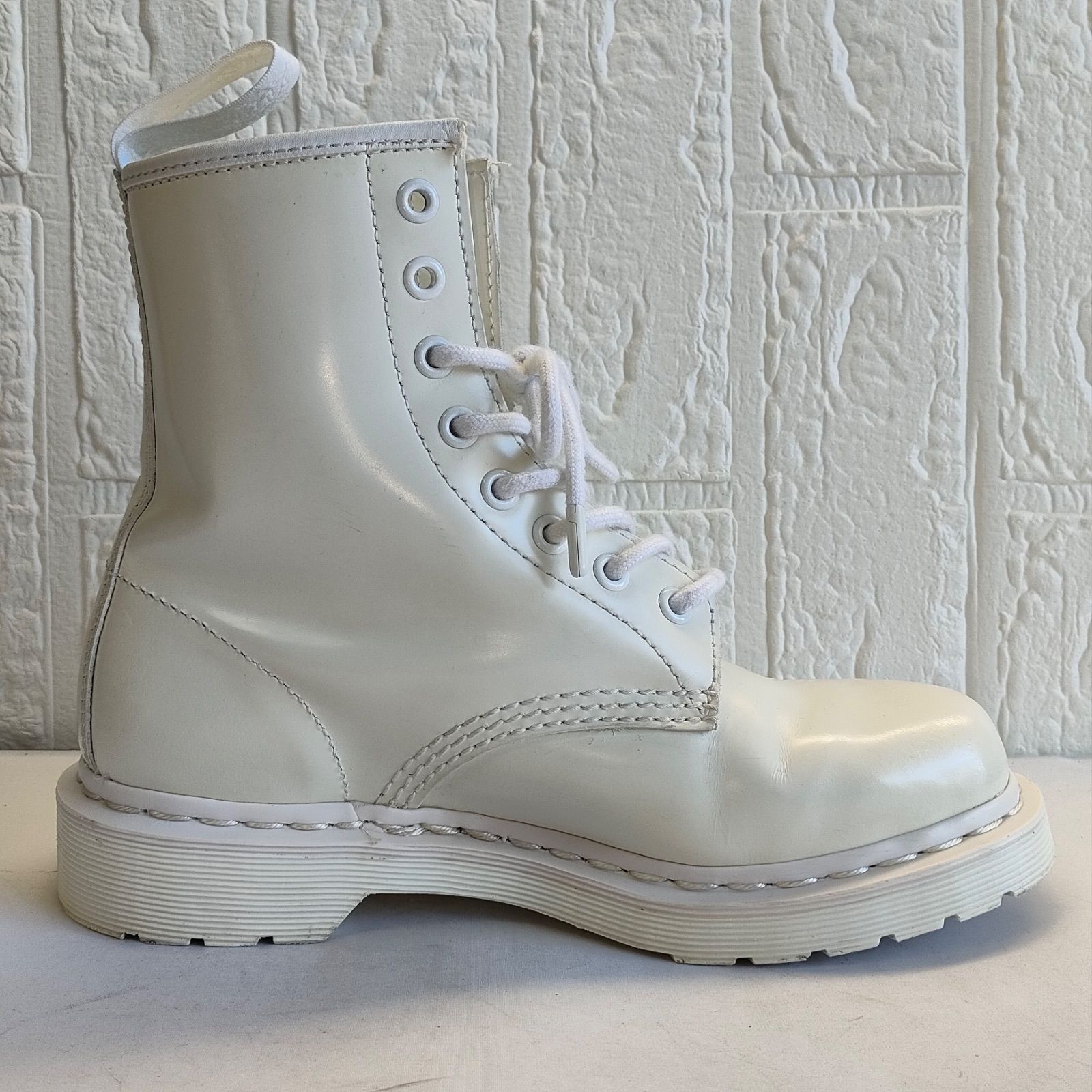 Dr. Martens|ドクターマーチン|ブーツ|8ホールブーツ|レースアップブーツ|ホワイト|23cm