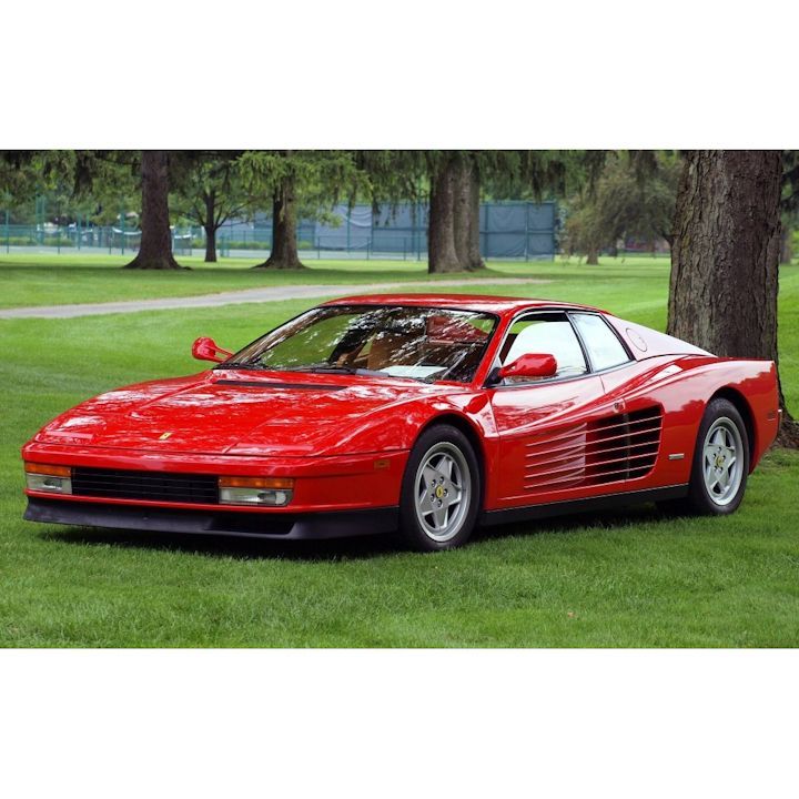 絵画風 壁紙ポスター (はがせるシール式) フェラーリ テスタロッサ