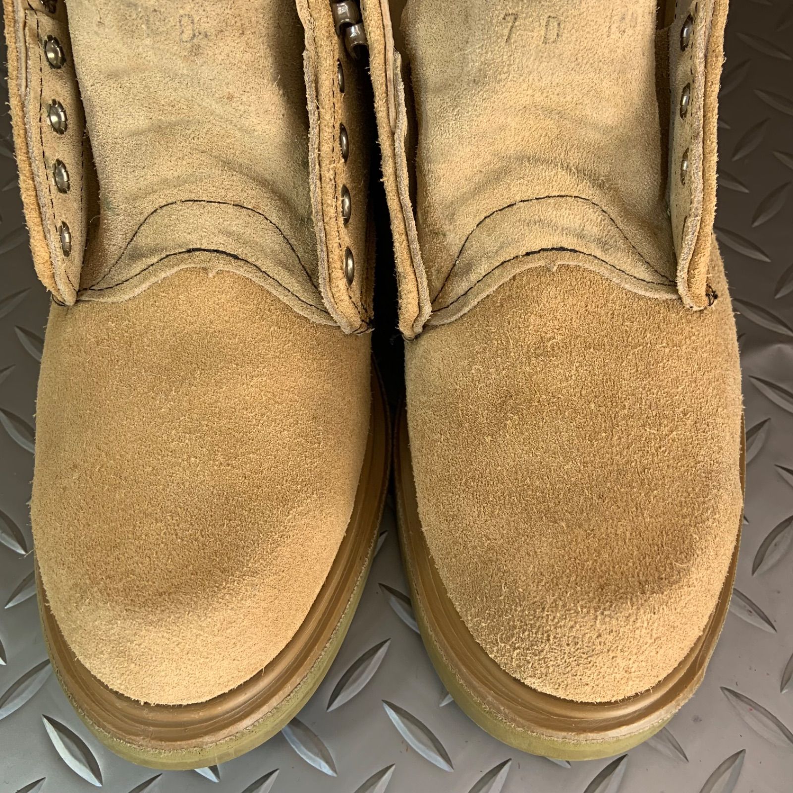 ☆REDWING 8128 刺繡羽タグ スーパーソール ラウンドトゥワークブーツ