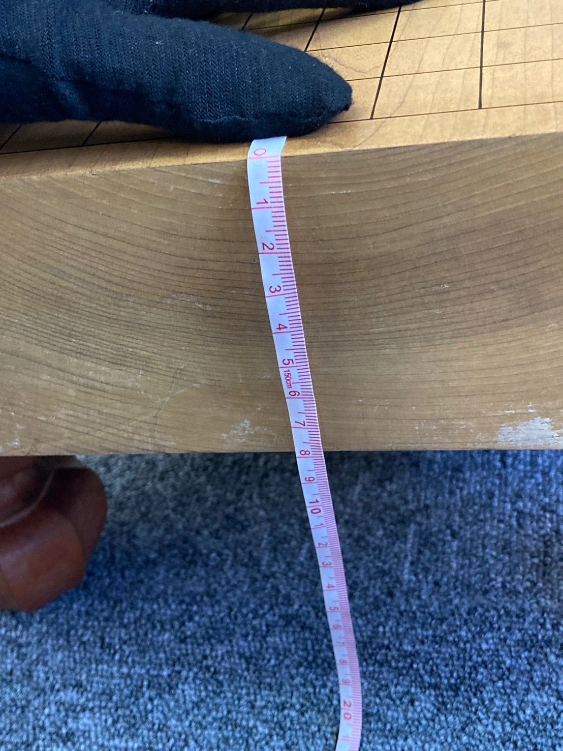 【品】 高級 木製 脚付き 囲碁盤 & 碁石セット ボードゲーム 囲碁 昭和レトロ 現状品①